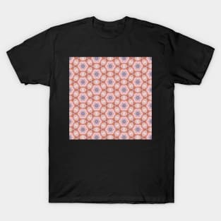 Watercolor Circle Quilt Pattern T-Shirt